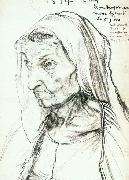 Albrecht Durer Portrait of the Artist's Mother oil